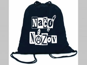 Načo Názov ľahké sťahovacie vrecko ( batôžtek / vak ) s čiernou šnúrkou, 100% bavlna 100 g/m2, rozmery cca. 37 x 41 cm